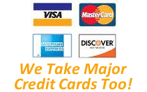 we accept major credit cards for your flood insurance at Texas-Flood-Insurance.org